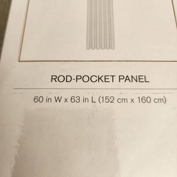 Liz Claiborne Lisette Voile Rod Pocket Panel 60" X 63" Set of 2 - Picture 3 of 8